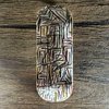 NOAHWOOD Handmade Fingerboard Deck 97.5x35mm 5-Layer Color maple Pro concave Creative Design Mini Skateboard (Line)