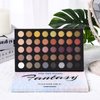 Professional Neutral Eyeshadow Makeup Palette, 40 Pigmented Matte Shimmer Warm Eye Shadows, Naked Nudes Rose Gold Smoky Brown Pressed Powder Pallet Make Up Kit