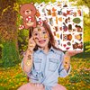 96PCS Woodland Animal Temporary Tattoos for Kids - Cute Forest-Themed Party Favors, Ideal for Birthday Parties, School Prizes, and Autumn Celebrations