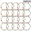 HKZTUY 20pcs LED Flower Crown Headband, Halloween Light Up Flower Headbands for Women, Garlands Glow in The Dark Floral Wreath Crowns
