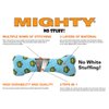 MIGHTY- No Stuff Bone-Blue– Squeaky Plastic Core. 2-in-1 Toy. Made Durable & Floats, Strong & Tough. Interactive Play Dog Toy (Tug, Toss & Fetch)