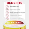 NZE Caffeine Nootropic Pouches (Variety Pack) - Energy Pouches with 50mg Caffeine, Alpha GPC, L-Tyrosine & L-Theanine with No Sugar or Artificial Sweeteners - 15 Pouches Per Can - 5 Pack