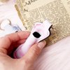 Pengxiaomei 3 Pcs Chapsticks Holder Keychain Stocking Stuffers for Women Lip Balm Holder Chapsticks Keychain Holder for Lipstick (Pink, Blue, Grey)