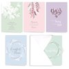 Expressions of Sympathy Assortment Card Pack/Set of 25 Greeting Cards / 5 Sympathy Designs / 5'' x 7'' Note Cards With Blank White Envelopes