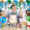 Outus 77 Pcs Gone Fishing Party Decorations Adult Fishing Birthday Party Decoration Include Gone Fishing Happy Birthday Banner Pom Pom Flowers Hanging Swirls Latex Balloons Cupcake Topper