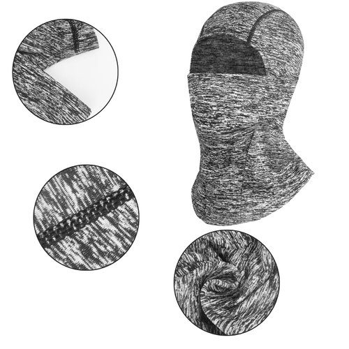 Grey Ski Mask for Men Women Balaclava Face Mask Men Balaclava Ski Masks Beanie Full Face Mask Neck Gaiter Face Mask Winter Ski Gear Hat Fleece Balaclava Hood Neck Warmer Gator Ski Face Cover Covering