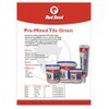 Red Devil 0422 Pre-Mixed Tile Grout, 1/2 Pint , White