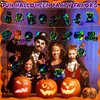 Halloween Crafts Kit for Kids, 48 Pcs Magic Scratch Off Cards Paper Hanging Set, Halloween Party Favors Gifts Ornaments for Kids Halloween Party Games Classroom DIY Activity Art Craft Supplies