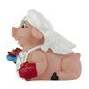 CelebriDucks Holy Smoker BBQ Pig Floating Rubber Ducks - Collectible Bath Toys Gift for Kids & Adults of All Ages - Fun, Safe, Sealed Baby Toddler Water Table, Pool, & Bathtub Toys - Made in USA