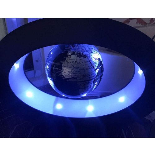 FUZADEL Magnetic Levitation Floating Globe Levitating Globes Floating Desk Levitation Floating World Globe Magnetic World Map LED Night Light Globe Magnetic Levitation Globe Lamp (Valentines Gift)