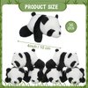 Sotiff 36 Pcs Panda Stuffed Animal Panda Plush Animal Toy 4 Inch Mini Stuffed Animals Small Soft Stuffed Panda Gifts, Jungle Safari Party Favors, Classroom Prizes, Stocking Stuffers for Boys and