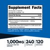Nutricost HMB (Beta-Hydroxy Beta-Methylbutyrate) 1000mg (240 Capsules) - 500mg Per Capsule, 120 Servings - Gluten Free and Non-GMO