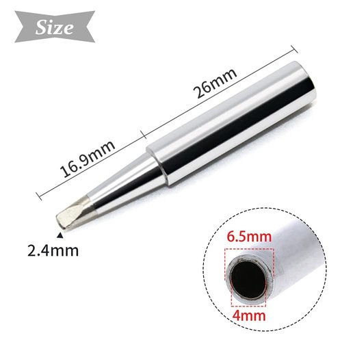 Saipe 900M-T Soldering Iron Tips Solder Iron Replacement Tip Soldering Bits Compatible with Hakko, Radio Shack, Atten, Quick, Aoyue, Yihua, Vastar Soldering Station, Welding Equipment & Accessories