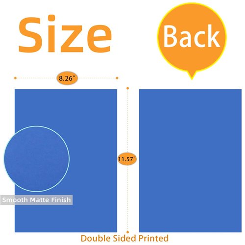 60 sheets Color Cardstock, 28 Assorted Colors 250gsm A4 Size, Double Sided Printed Cardstock Paper, Premium Thick Card Stock for Card Making, Craft, Scrapbooking, Party Decors, Kids School Supplies…