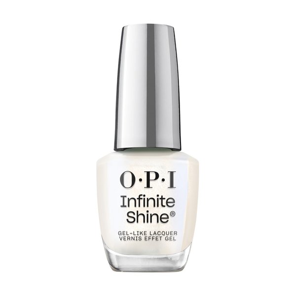OPI Infinite Shine Shimmer Takes All | Sheer Soft White Shimmer Long Wear Gel Like Nail Polish | Vegan, Long Lasting, Streak Free