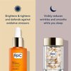 RoC Multi Correxion Revive + Glow 10% Active Vitamin C Serum for Face, Daily Anti-Aging Wrinkle and Skin Tone Skin Care Treatment, Brightening Serum, Stocking Stuffers for Men & Women, 1 oz