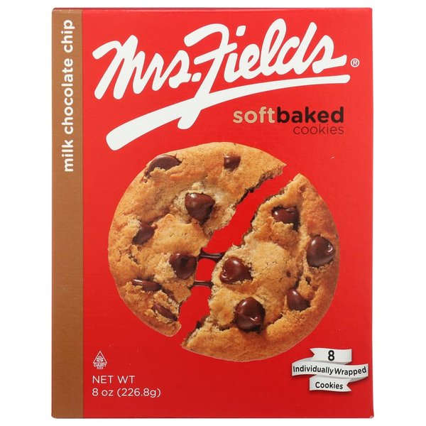 Mrs. Fields Milk Chocolate Chip Cookies, 8 Ounce