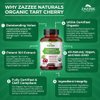 Zazzee USDA Organic Tart Cherry 10:1 Extract, 3000 mg Strength, 120 Vegan Capsules, 4 Month Supply, Standardized, Concentrated 10X Extract, 100% Vegetarian, Certified Organic, All-Natural and Non-GMO