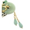 Chinese Lucky Jade Hairpin Women Vintage Tassel Hair Clip Hanfu Accessories Antique Cosplay Hair Clip Gift