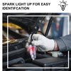 SINGARO Inline Spark Plug Tester, Plug-in Engine Ignition Tester, Car Exterior Accessories, Automobile, Lawn Mower,Engine Verification-Armature Diagnostic Test Tool