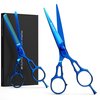 Suvorna 5.5" Hair Cutting Scissors Professional with Thinning Shears for Hair Cutting | 2 Pcs Hair Cutting Shears | RightHand Professional Hair Scissors | Barber Shears Set | Hair Shears Professional.