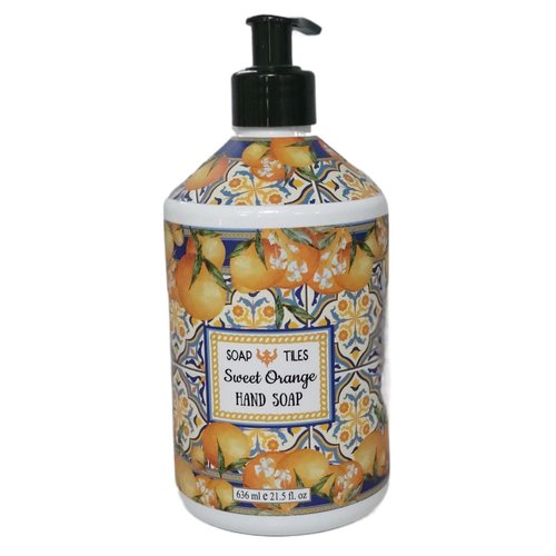 Hand Soap Collection 21.5 FL OZ Each, lavender, lemon Verbena, Sweet Orange, Lavender Rosemary, Lemon Sage, Amber Rose And Lavender Sage (Lemon Sage, 21.5 oz)