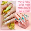 Makartt Clear Builder Nail Gel, 7 in 1 Gel Nail Polish Rubber Base Gel Coat Hard UV Gel Nail Strengthener Extension Thickening Rhinestone Soak Off Builder for Broken Nails Repair, 1 Bottle 15ml