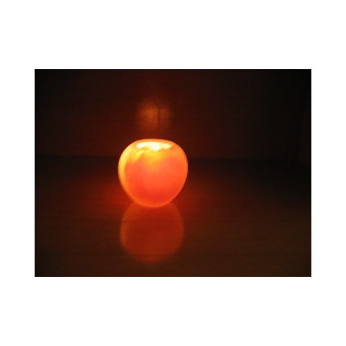 Black Tai Apple Shaped Salt Candle Holder