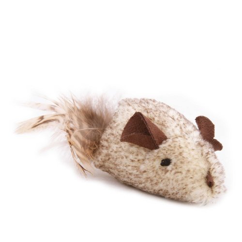 OurPets Play-N-Squeak Shake y'r Tail Feather Cat Toy