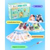 6-in-1 STEM Kits for Kids Age 6-12, Crafts Kids Robot Building Kit 8-10, STEM Toys for Boys Ages 8-12, STEM Robotics Science Experiments Kits for 6 7 8 9 10 11 12 Year Old Boys Girl Birthday Gifts