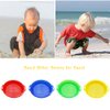 OJYUDD 4 Pcs Sands Multi-Colored Sand Sifters,Plastic Sand Sifter,Sand Sifter Sieves for Sand and Beach(Red,Blue,Yellow and Green)