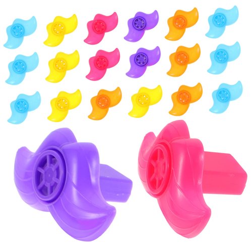 NUOBESTY Mustache Whistles 20Pcs whistle sound whistles bird noise makers train whistle cartoon blowers musical instrument gold medal Lip Whistles