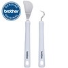 Brother ScanNCut Spatula and Hook Set CASPHK1, 2-Piece Accessory Set, Essential Tools for Weeding Vinyl Decals, Lifting Paper Cutouts and More