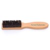 GranNaturals Barber Brush for Fades and Clipper Brush Cleaning - Boar Bristle Salon & Barber Accessory for Fades, Cut Hair, Blades, Climbing & Bouldering