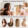 BRUSHZOO Wide Tooth Wooden Comb for Women, Men - Curly, Thick, Long Hair Detangling and Scalp Massager for Hair Growth