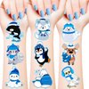 144 PCS Winter Arctic Animal Temporary Tattoos Stickers, Winter Arctic Polar Animal Party Favors Supplies Birthday Party Decorations Gifts for Kids Girls Boys, 24 Sheet