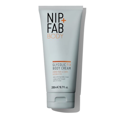 Nip+Fab Glycolic Fix Body Cream, 6.70 Fl Oz, AHA Body Lotion with Glycolic Acid, Shea Butter and Glycerin for Smooth and Hydrated Skin