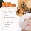 Natural Chemist Collagen & Manuka Honey Sheet Face Mask - Moisturizing, Anti-aging & Skin Firming, Hydrating & Balancing Sheet Mask - Cruelty Free Korean Skin Care For All Skin Types - 5 Masks