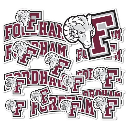 Fordham University Sticker FU Rams Stickers Vinyl Decals Laptop Water Bottle Car Scrapbook T1 (Type 1-1)