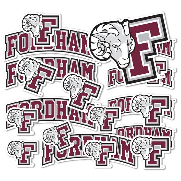 Fordham University Sticker FU Rams Stickers Vinyl Decals Laptop Water Bottle Car Scrapbook T1 (Type 1-1)