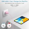 10 Ft iPhone 16 15 Charger Fast Charging USB C Charger Block Type C Chagrer Fast Charging 2-Pack for iPhone 16/16 Plus/16 Pro/16 Pro Max/iPhone 15/15 Pro Max/Samsung(Pink)