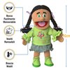 14" Jasmine, Hispanic Girl, Hand Puppet