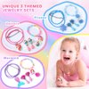 Little Girl Jewelry Rings Toys in Box, Adjustable Rings for Kids, 30 PCS Cute Costume Jewelry Princess Party Favors Birthday Easter Christmas Valentines Gifts for 3 4 5 6 7 8 9 Year Old Girls