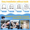 LeeKooLuu Baby Car Camera USB: Gift for Infant Protect Eyes No-Sloshing Easy Install Auto-Open Night Vision 360° Rotation Rear Facing Carseat Camera HD 1080P Car Baby Monitor with Backseat Camera K01