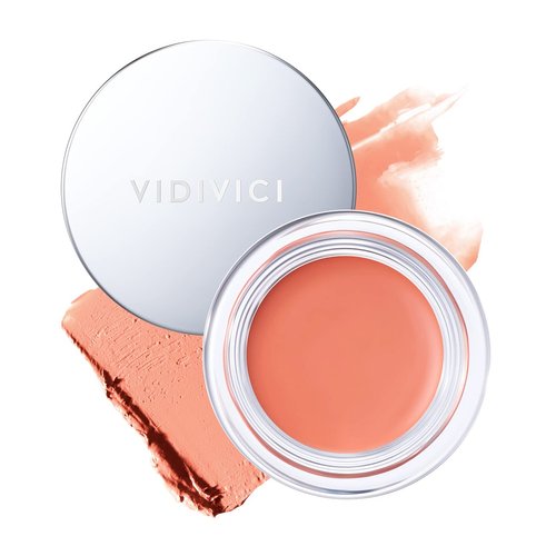 VIDIVICI Millennial Glow Cream Blush 02 Rosy Dahlia - Creamy Face Cheek Blusher for Smooth & Silky Skin - Soft Satin Finish with Natural Color - For Fair to Light Skin Tone, 0.21 oz.