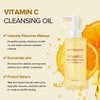 Neutriherbs Makeup Remover Oil Cleanser, Vitamin C Cleansing Oil for Long Last and Waterproof Makeup, Sunscreen, Fit All Skin Type - 3.71 Fl.Oz