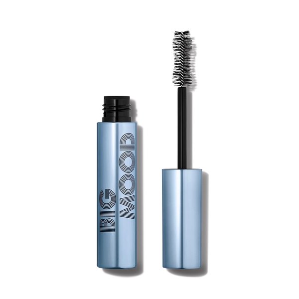 e.l.f. Big Mood Waterproof Mascara, Instantly Creates Long-Lasting, Bold & Lifted, Voluminous Lashes, Infused with Jojoba Wax, Black, 0.30 fl Oz