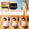 Tanning Gel Cream, 50g Sun Tanning, Soft Brown Intensive Tanning Gel, Tanning Accelerator Cream, Natural Tan Skin with Soft Brown Tanning Lotion For Outdoor Sun