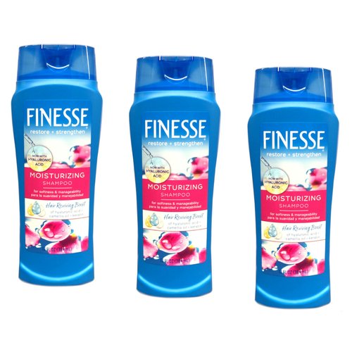 Finesse Restore + Strengthen Moisturizing Shampoo 13 Oz. (Pack of 3)