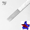 Tattoo Needles,New Star Tattoo Box Of 50#12 7F Pro Flat Shader Premade Sterile Tattoo Needles Supply 1207F